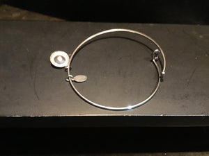 Sterling Silver Blue Charms Bracelet