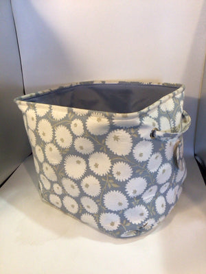 Blue/White Fabric Basket