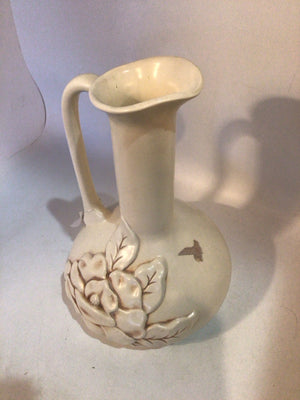 Red Wing Vintage White Ceramic Pitcher