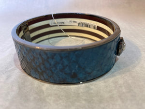 Blue Snakeskin Bracelet