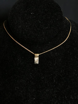 Gold Crystal Necklace