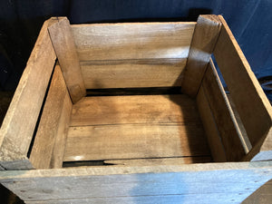 Rustic Brown Wood Crate
