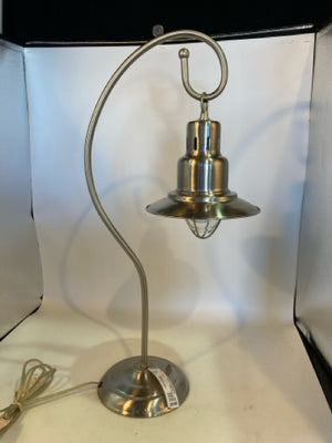 Silver Metal Arched Lamp