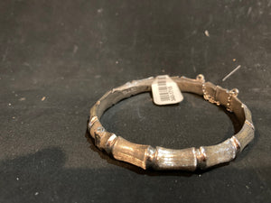 Sterling Silver Bamboo Bracelet