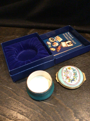 Halcyon Days Enamel Aqua Box