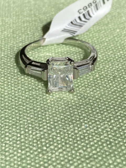 Silver Rhinestone Ring