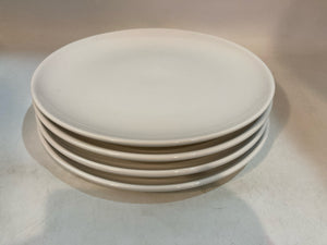 Dinner White Ceramic Set of 4 Plate