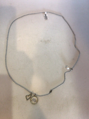 Silver Dog Tags Necklace