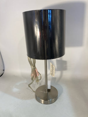Silver/Black Metal Table Lamp