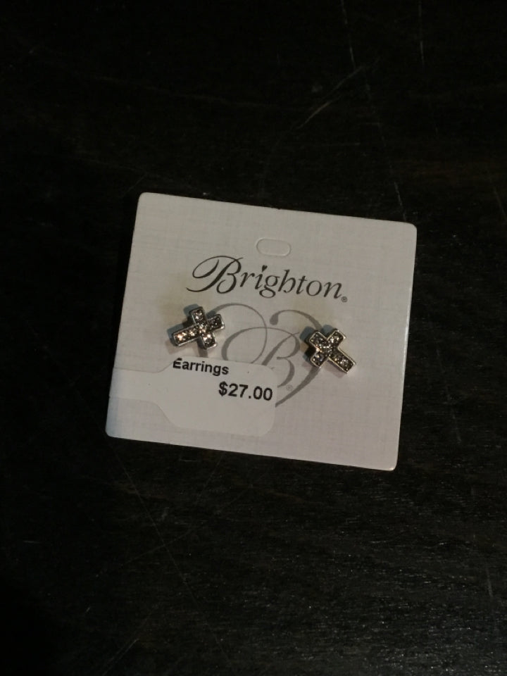 Brighton Silver Bangle Earrings