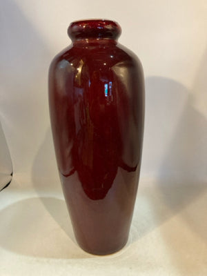 Burgundy Ceramic Vase
