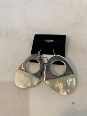 Sterling Silver Silver/White Earrings