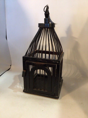 Brown Wood Bird Cage
