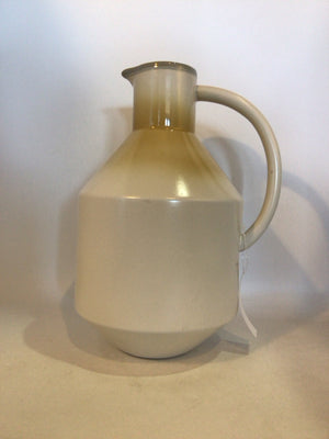 Cream/ Taupe Ceramic Swirl Vase