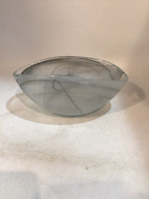 Gray Glass Bowl