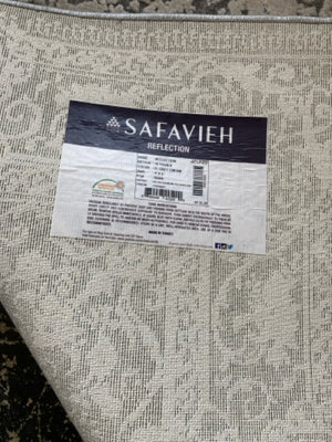Safavieh Polyester Gray/White Rug