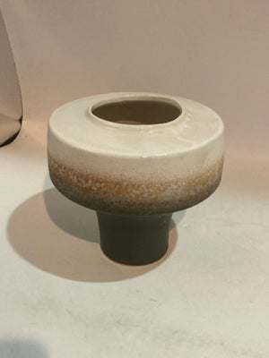 Gray/White Sand Vase