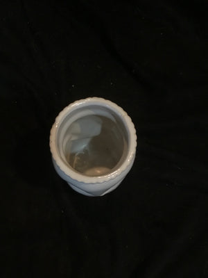 Jar White Ceramic Novelty Vase