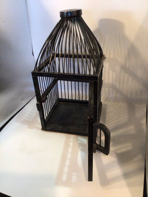 Brown Wood As Is Bird Cage