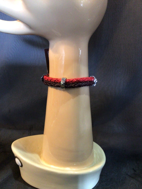 Henri Bendel Red/Purple Double Bracelet