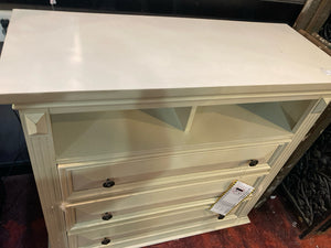 Picket House 3 Drawers Wood Media Stand Cream TV Stand