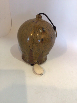 Brown Ceramic Bell