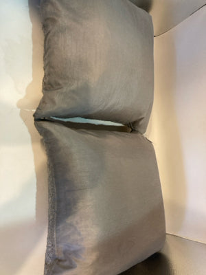 Gray Polyester Pillow Set