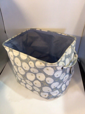 Blue/White Fabric Basket
