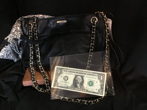 Rebecca Minkoff Leather Black Chain Purse