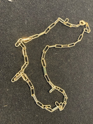 Metal Gold Links Necklace