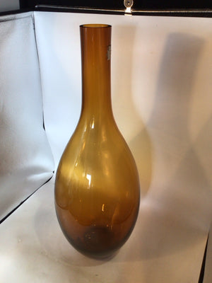 Gold Glass Standing Vase